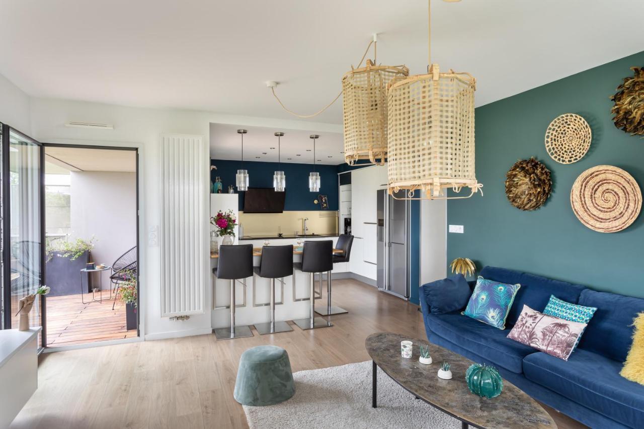 Le Canal - Appt Avec Balcon - Vue Degagee En Bord De Vilaine Rennes Exteriör bild