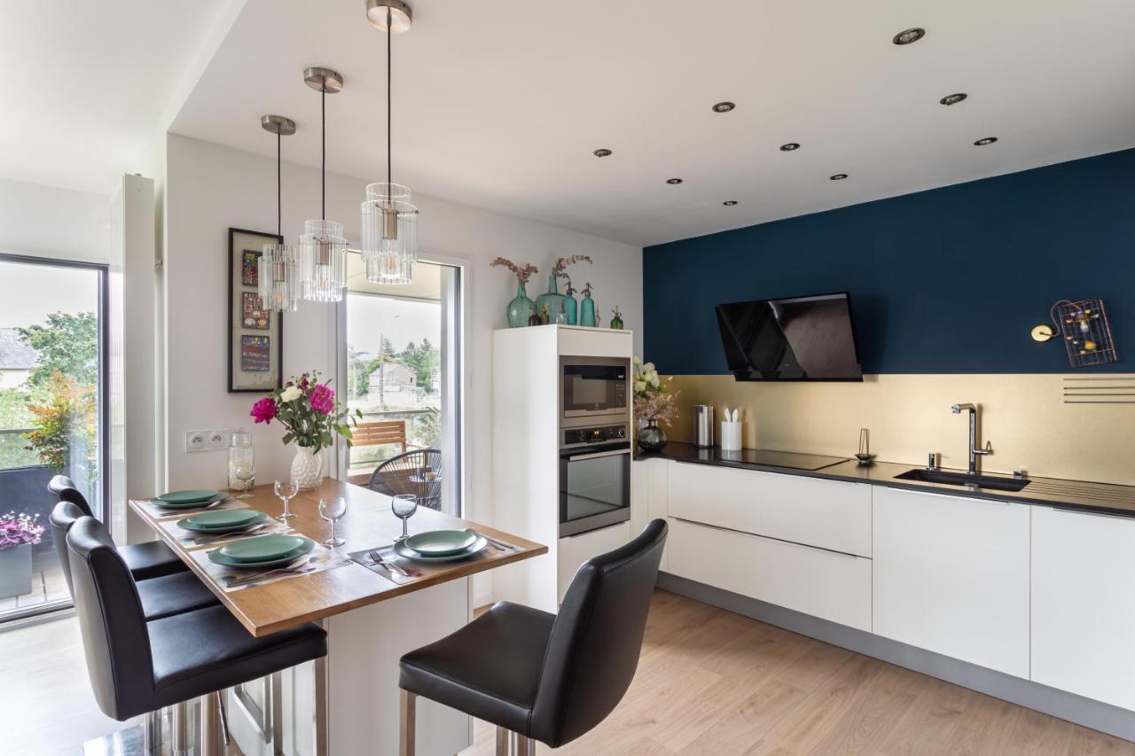 Le Canal - Appt Avec Balcon - Vue Degagee En Bord De Vilaine Rennes Exteriör bild