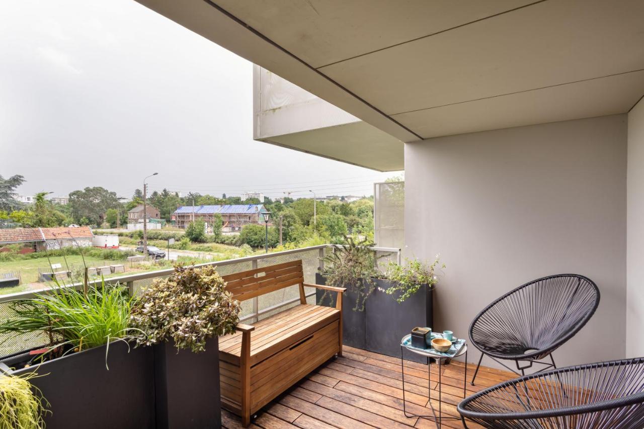 Le Canal - Appt Avec Balcon - Vue Degagee En Bord De Vilaine Rennes Exteriör bild